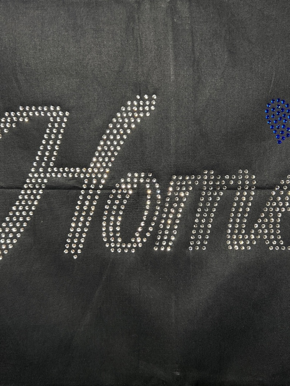 Home Heart Rhinestone Throw Pillow [34R] - Picture 2 of 6